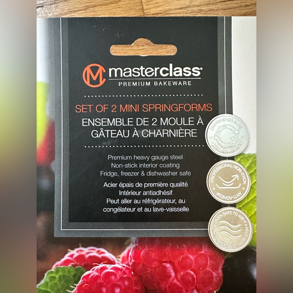 NEW Masterclass Mini Springform Pans - 2 pack - Picture 4 of 5